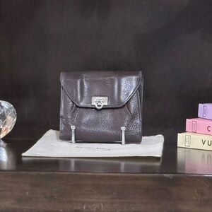 Ferragamo Small Wallet with Gancini Clasp